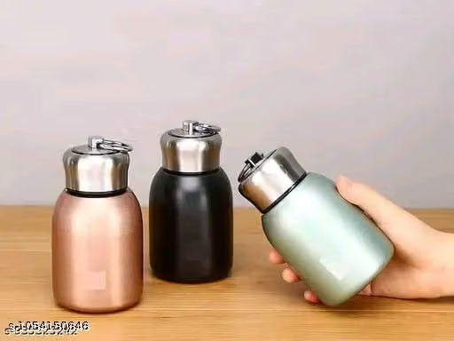 Mini Stainless Steel Water Bottle, Small Vacuum Insulated Water Bottle Leak Proof Sport Tumbler Cup Hot and Cold Water Bottle for Women Girls Kids | 350 ML
