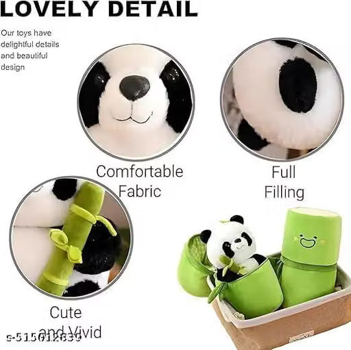 Cute Bamboo Panda Lovable, Huggable Soft toy