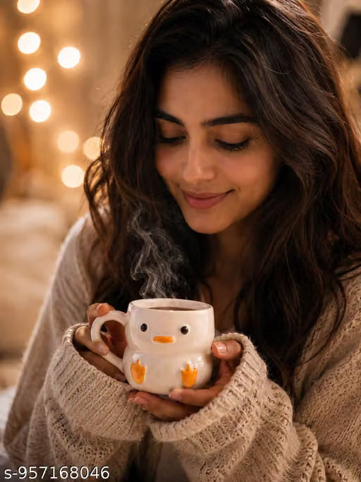 Cute Cartoon Duck Ceramic Mug Premium Coffee Cup for Gifting