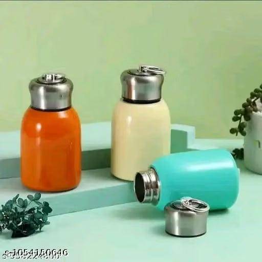 Mini Stainless Steel Water Bottle, Small Vacuum Insulated Water Bottle Leak Proof Sport Tumbler Cup Hot and Cold Water Bottle for Women Girls Kids | 350 ML